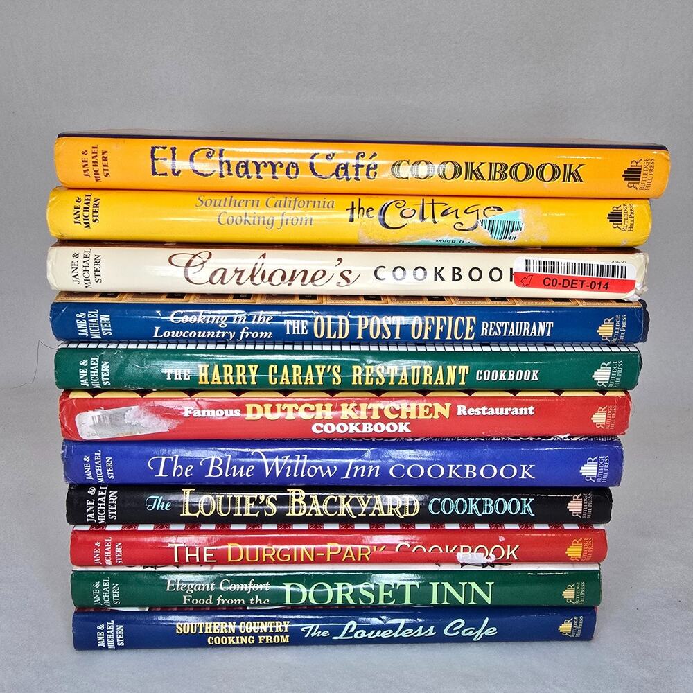 Jane & Michael Stern 11 Cookbook Lot Restaurant Roadfood Southern Regional
